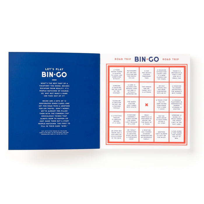 Bin-Go Survive A Vacation Bingo Book