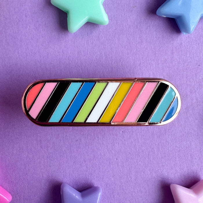 Pride Plaque Enamel Pin - Choose Your Favorite