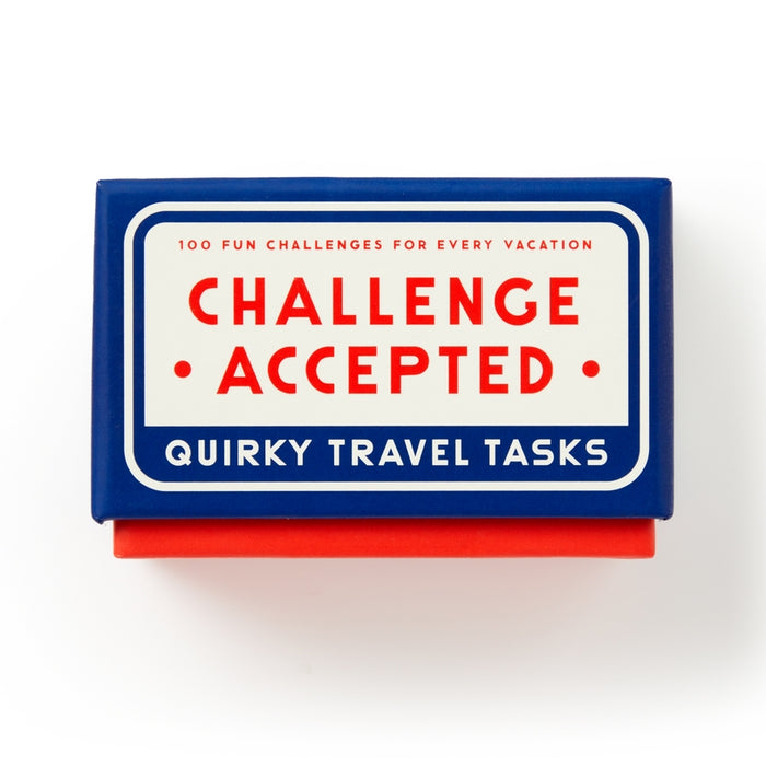 'Challenge Accepted' Travel Tasks Card Deck