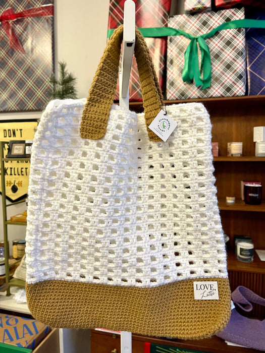 Hand-Crocheted Tote Bag