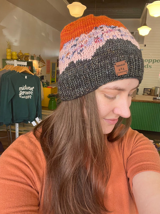 Hand-Knit National Parks Inspired Hat - Haleakalā