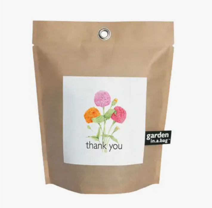 Garden In A Bag - Thank You Zinnias