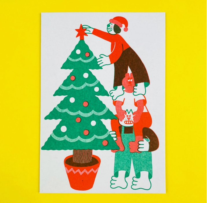 Christmas Tree Decorators Card