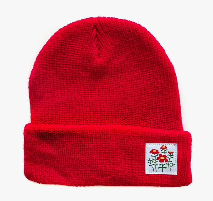 Garden Red Beanie