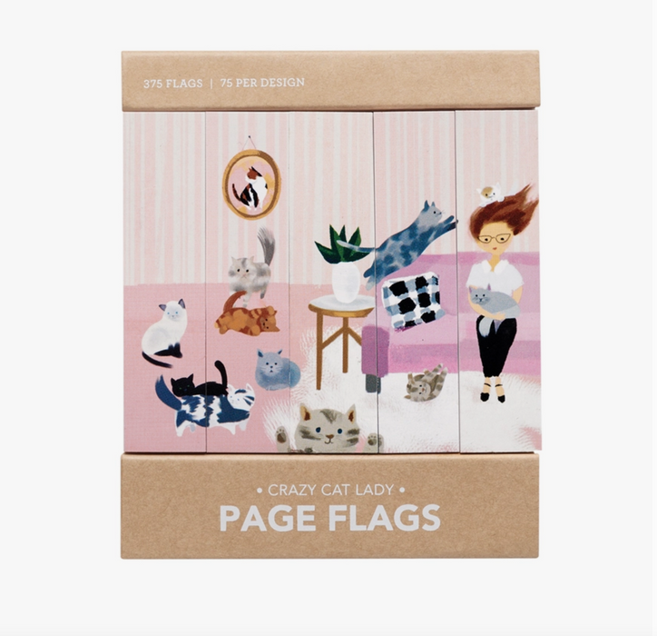 Cat Lady Page Flags