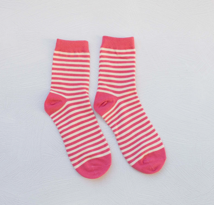 Thin Stripe Socks - Various Colors