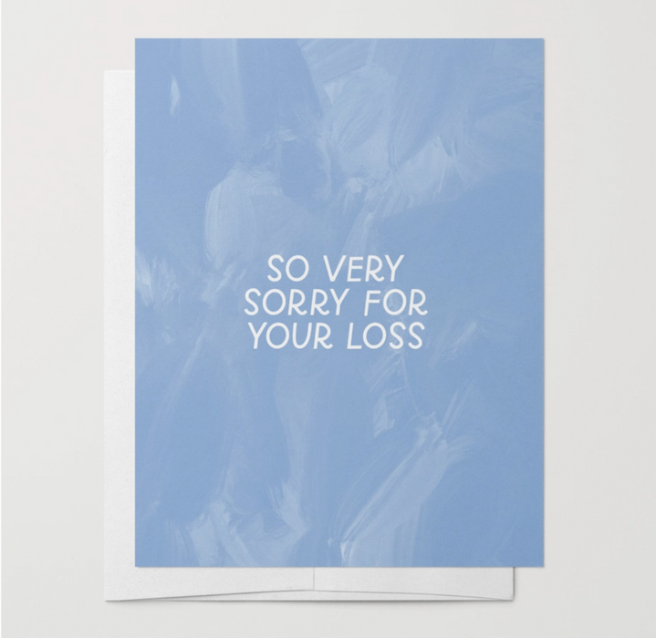 So Very Sorry For Your Loss Card