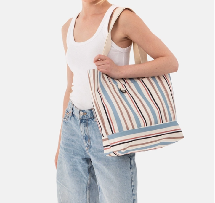 Reversible Beach Bag in Sorolla Stripe