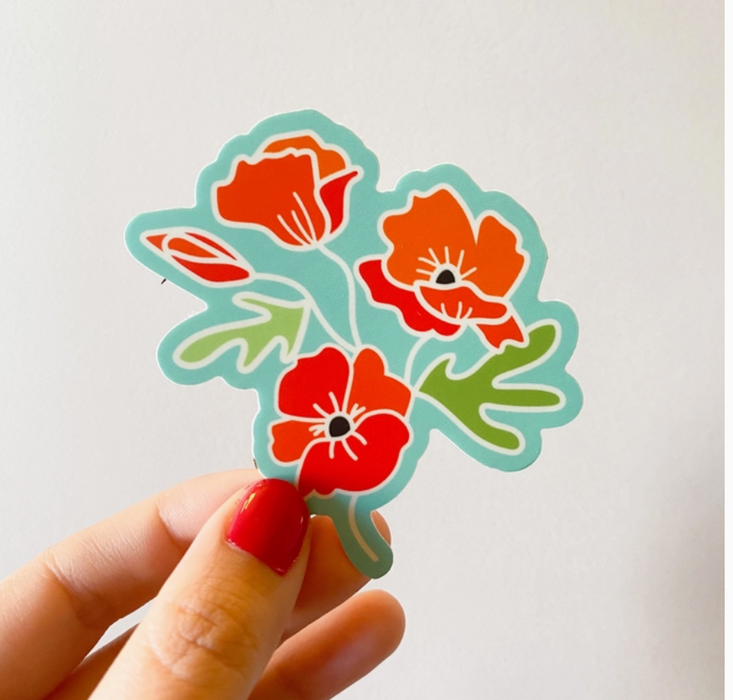 Poppies Sticker