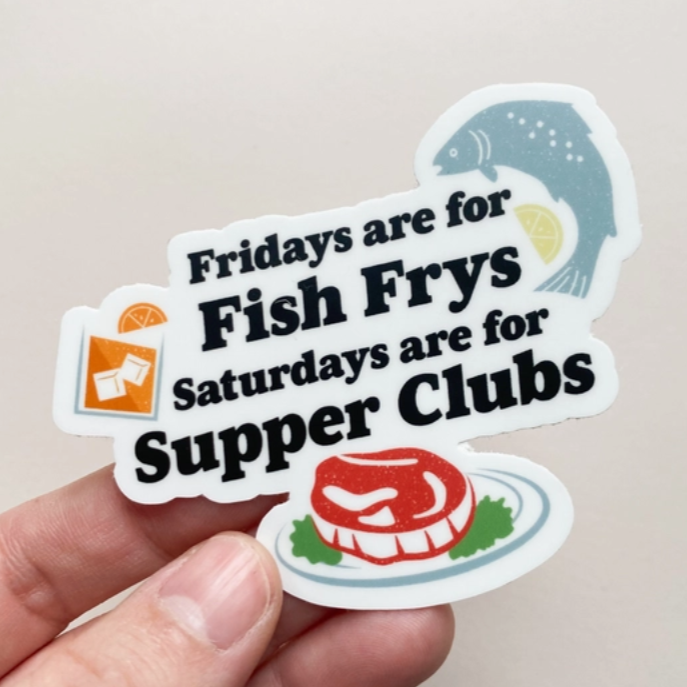 Fish Fry Supper Club Sticker