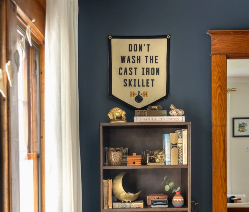 Don't Wash the Cast-Iron Skillet Camp Flag