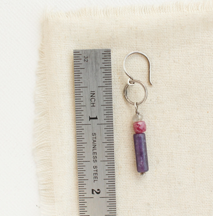 Sydney Earrings - in Merlot or Moss