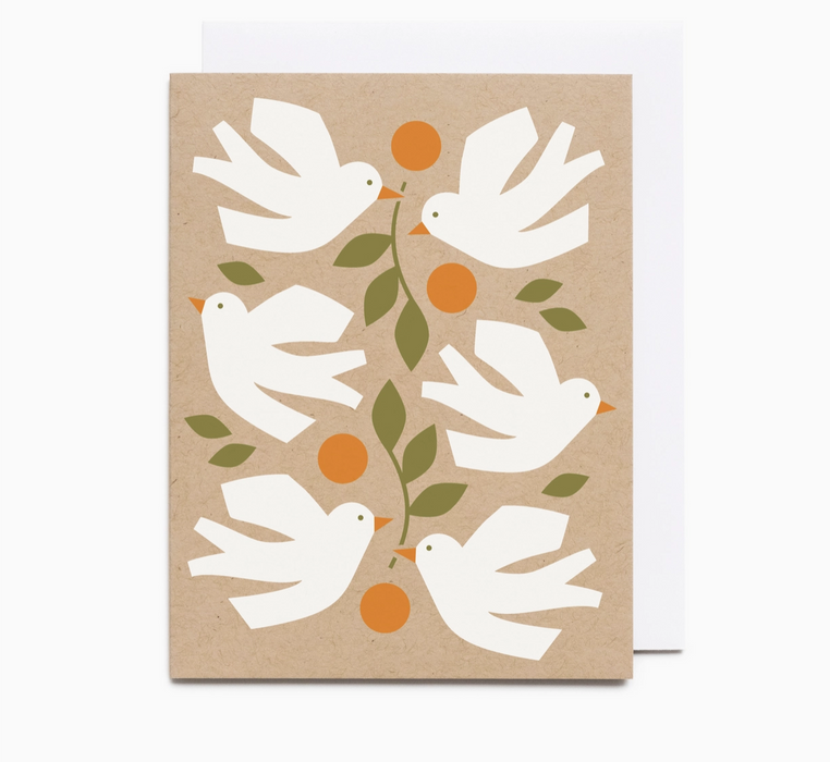 Peace Doves Holiday Card