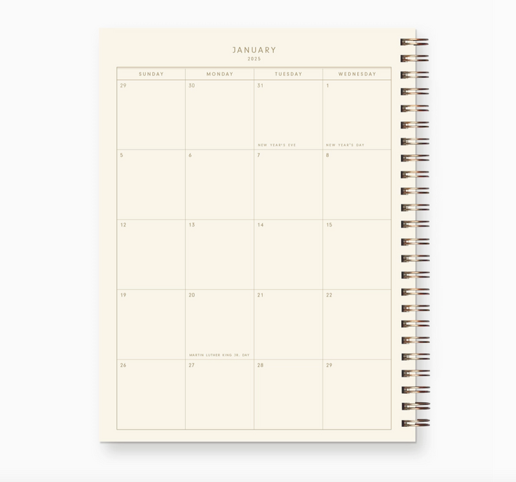 2025 Retro Weekly Planner