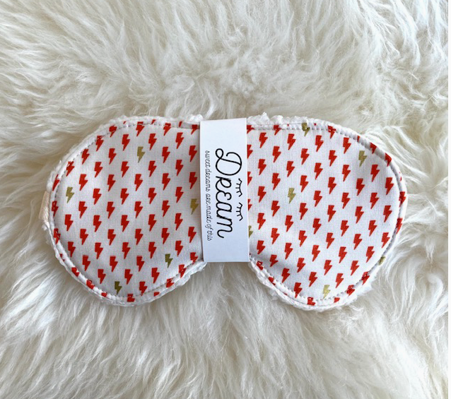 Sweet Dreams Sherpa-Lined Sleep Mask - Bowie