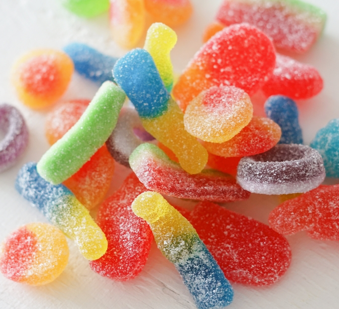 Sour Cocktail Gummy Candies