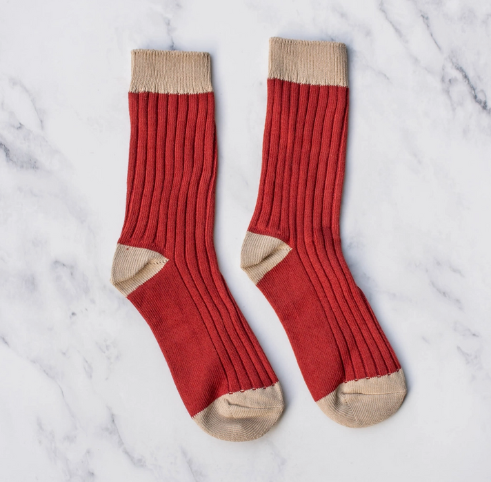 Two-Tone Socks - Available In Three Colorways