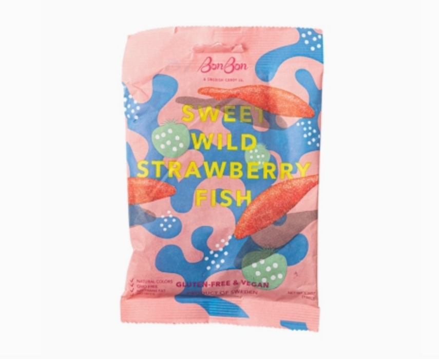 Sweet Wild Strawberry Swedish Fish