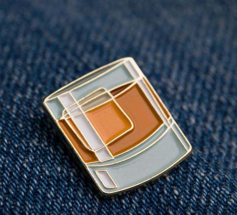 Enamel Lapel Pins - Whiskey on the Rocks