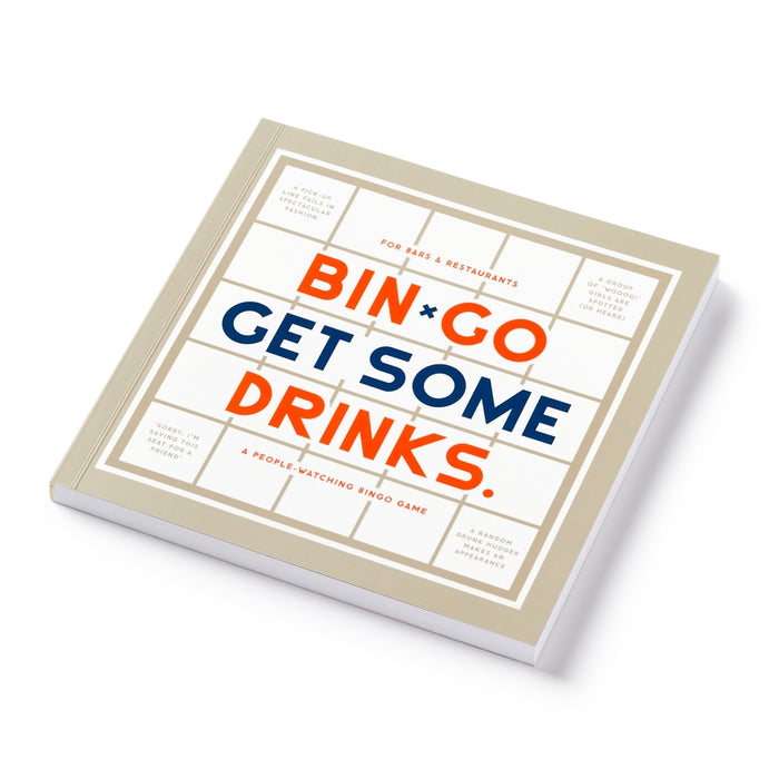 Bin-Go Get Some Drinks Bar Bingo Book