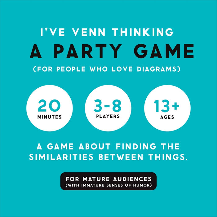 I've Venn Thinking Venn Diagram Party Card Game