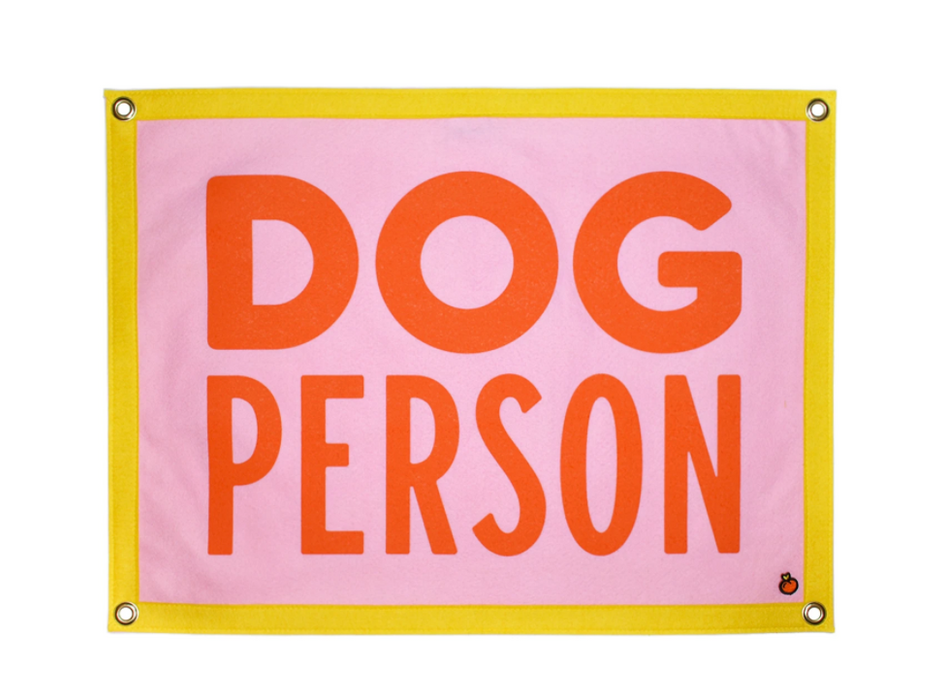 Dog Person Camp Flag