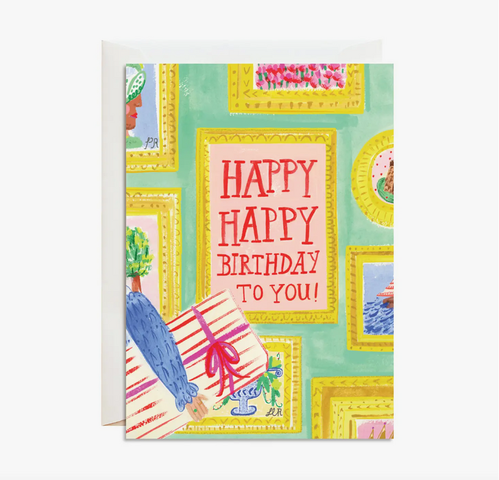 Happy Happy Birthday Card