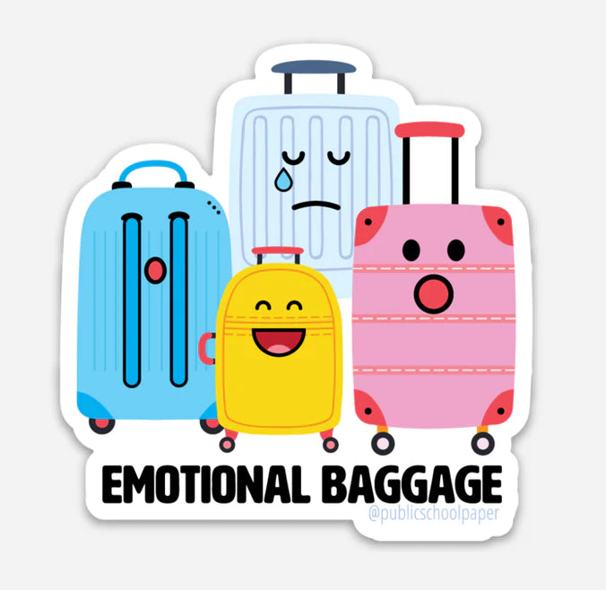 Emotional Baggage Sticker