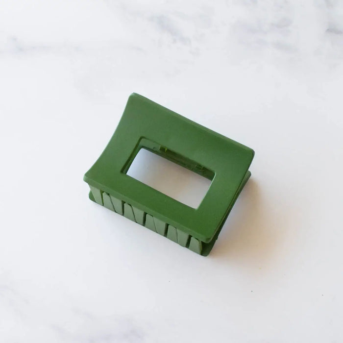 Matte Rectangle Hair Clip - Choose Your Favorite Color