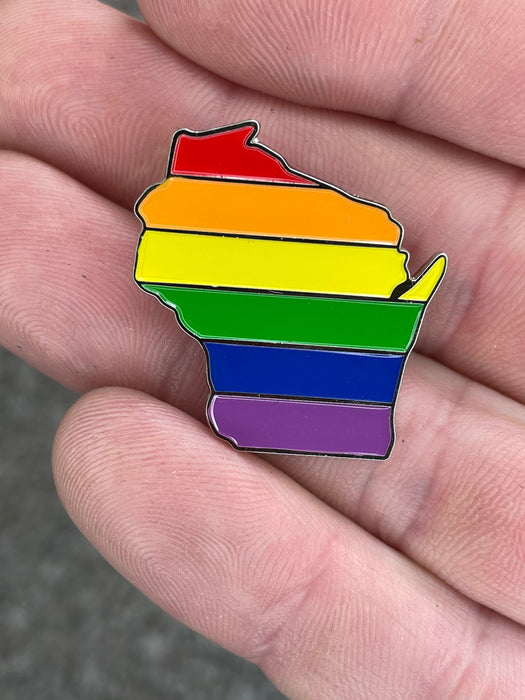 Wisconsin Pride Enamel Pin