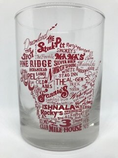 Wisconsin Supper Club Drinking Glass