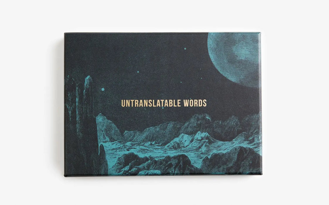 Untranslatable Words Cards